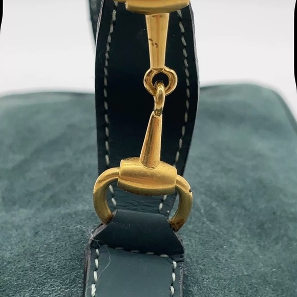 GUCCI HORSEBIT SUEDE VANITY COSMETIC BAG AUTHENTIC - Picture 10 of 15